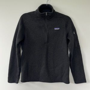 Patagonia Women's Black Quarter-Zip Fleece